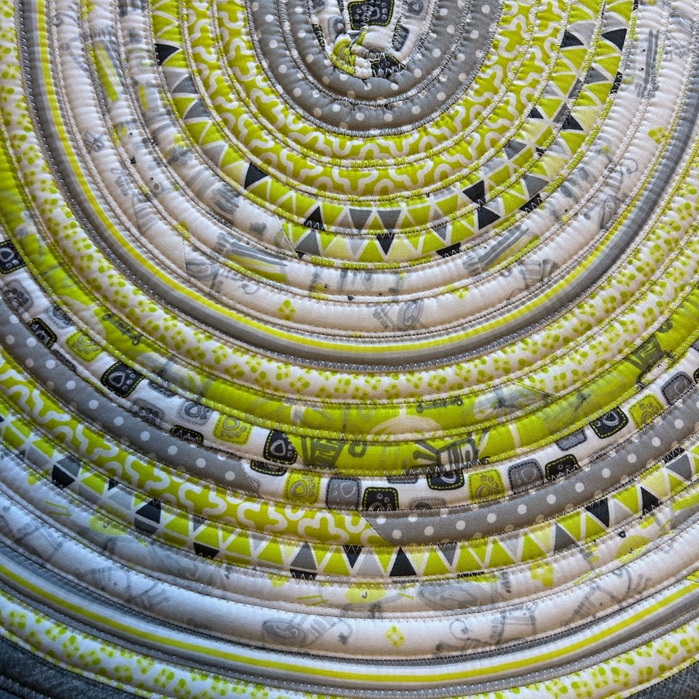 HANDMADE jelly roll rug - Picture 2 of 3